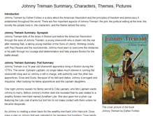 Tablet Screenshot of johnnytremain.org